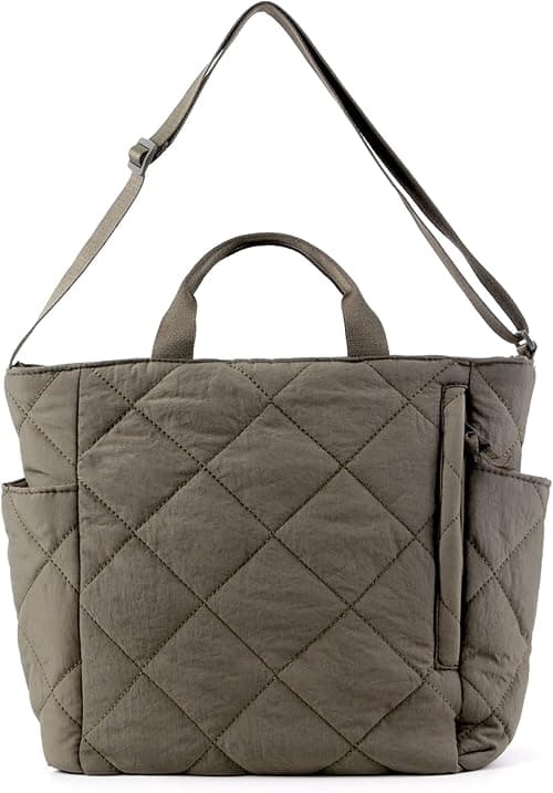Juoxeepy Quilted Tote Bag for Women Puffer Hobo Handbag Lightweight Quilted Padding Shoulder Bag Nylon Padded Crossbody Bag on Amazon.ae - Price Tracker
