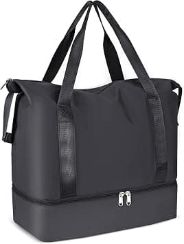 SYOSI Travel Duffel Bag, Dry & Wet Seperated Sports Gym Bag Waterproof Shopping Bag Carry On Bag for Women Men Sports Gym Weekender Tote Bag on Amazon - Best Deal Finder
