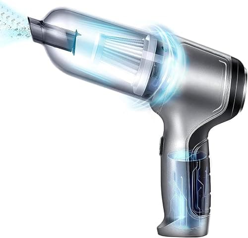 Joyzzz Vacuum Cleaner For Car, Cordless Handheld High Suction Car Vacuum, USB Rechargeable, Lightweight Portable, with Long Nozzle Crevice Tool for Auto Interior Sofa Home Pet Hair Cleaning on Amazon - Best Deal Finder