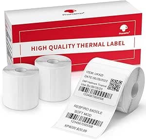 Phomemo 3 Rolls M120/M110/M110S/M200/M220 Thermal Paper 1.57'' x 1.18''(40x30mm), Phomemo Multipurpose Barcode/FNSKU/FBA Labels, 230Labels/Roll, Black on White on Amazon.ae - Price Tracker