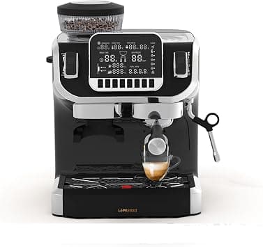 (LPECMLDBK) LEPRESSO ESPRESSO COFFEE MAKER WITH BEAN GRINDER AND LCD DISPLAY - BLACK - متتبع أسعار Amazon.sa