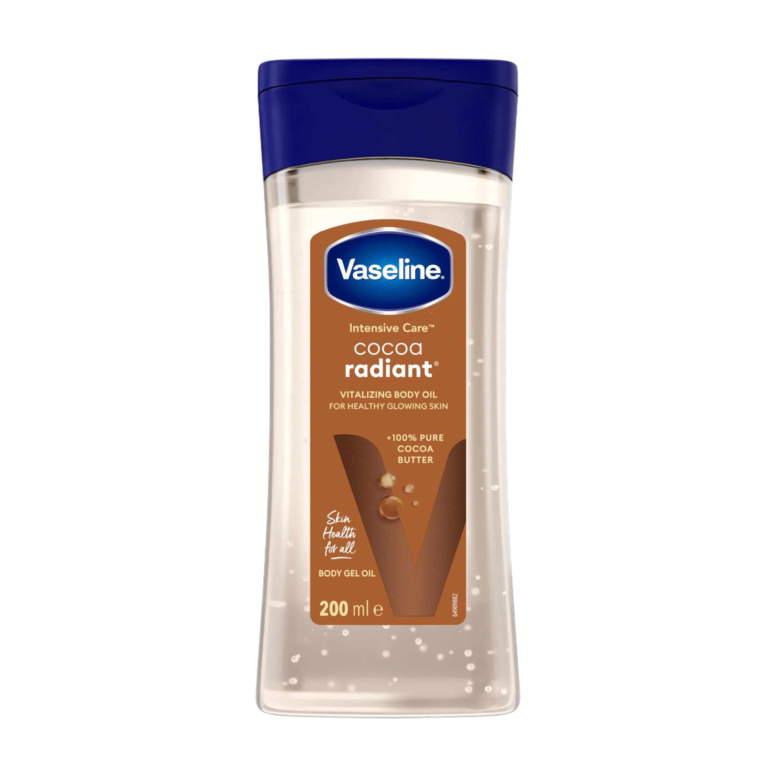 Vaseline Intensive Care Cocoa Radiant Vitalizing Body Oil With 100% Pure Cocoa Butter & Replenishing Oils For Long-Lasting Radiant Glow| Non-Greasy Body Gel Oil for Healthy & Glowing Skin| 200 ml on Amazon.ae - Price Tracker