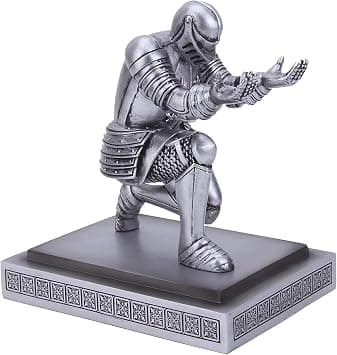 ELECDON Executive Knight Pen Holder -Personalized decoration Desk Accessory Stationery organizer, creative Pen Stand Decorative Gift for Office (Silver) على Amazon.ae - متتبع الأسعار