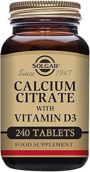 Solgar Calcium Citrate with Vitamin D3 Tablets, 240 Count on Amazon - Best Deal Finder