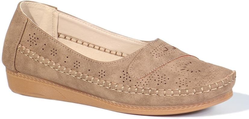 Women's Loafers Shoes | Leather, Soft Bottom, Casual and Comfortable Slip-On Loafers Shoes for Women, Girls & Ladies | Walking Women's Loafers for Office, Work & Travel on Amazon.ae - Price Tracker