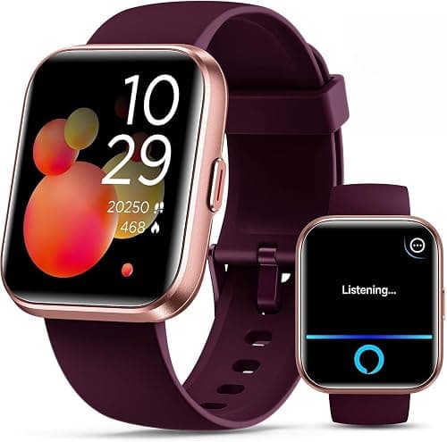 Smartwatch for Women, Compatible with Android & iPhone, 1.8'' Fitness Tracker Watch with Alexa, Call & Notification Alerts, Heart Rate & Sleep Monitor, 120 Sports Modes, Waterproof Watch for Women on Amazon.sa - Price Tracker