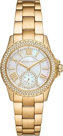 Michael Kors Everest Watch for Women, Chronograph movement with Stainless steel, Acetate, or Leather strap on Amazon.ae - Price Tracker