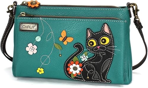 CHALA RFID Protected Vegan Leather Deluxe Crossbody Bag with Adjustable Straps on Amazon.ae - Price Tracker