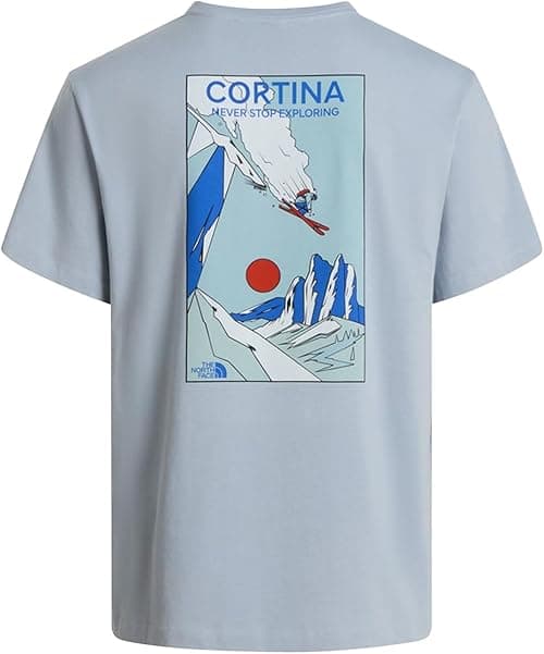 The North Face Mens M MOUNTAIN CELEBRATION REGULAR SHORT SLEEVE TEE-GRAPHIC T-Shirts (pack of 1) on Amazon - Best Deal Finder