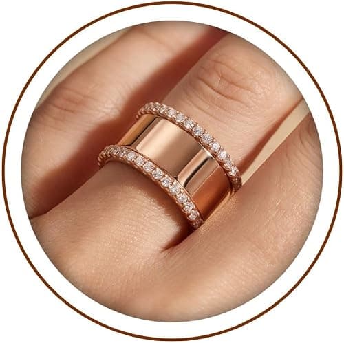 3-Pack Stacking Rings for Oura Ring Gen 3 & Gen 4 – 18K Gold CZ Cubic Zirconia Bands, Stackable Smart Ring Companions for Women & Men – Thoughtful Jewelry Gifts for Mom Wife Grandma on Amazon - Best Deal Finder
