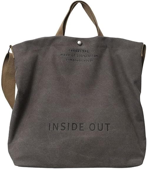 Women Canvas Tote Handbags Casual Shoulder Work Bag Crossbody Top Handle Bag Cross-body Handbags on Amazon.ae - Price Tracker