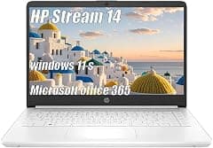 HP Stream 14 Inch Laptop for Student,Intel Celeron N4120, 16GB RAM, 64GB eMMC, Microsoft 365, 720p Webcam, Windows 11 S, Long Battery Life, with 5ave Accessories, White - Amazon.sa Price Tracker