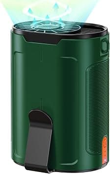 Heelkl 2025 AI Portable Fan Rechargeable, 4 Speeds 6600RPM Strong Airflow, Personal Waist Fan with up to 25H of Working Time, Hanging Neck Fan, Wearable Belt Fan for Camping, Outdoor, Jobsite - Green - Amazon.sa Price Tracker