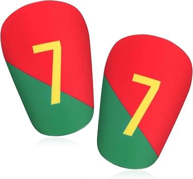 NQEUEPN Mini Shin Pads for Football, 8 x 5 cm, for Men, Teenagers, Adults, Women, Children, Boys, Girls (Special No. 7 Uniform Number) على Amazon.ae - متتبع الأسعار