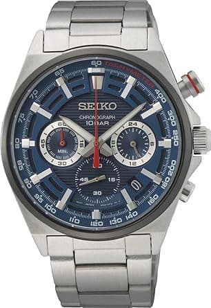 Seiko Chronograph With Tachymeter Bicolour Stainless Steel Watch, Ssb380P1 - Amazon.sa Price Tracker