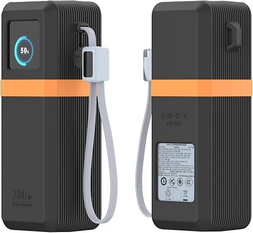Silicone Protective Case for UGREEN Nexode Pro Power Bank 25000 mAh 200 W Max Fast Charging, Power Bank Case for Travel, with Data Cable Fixer, Shockproof, Non-Slip, with Lanyard Eyelet on Amazon.ae - Price Tracker