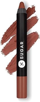 SUGAR Cosmetics Matte as Hell Crayon Lipsticks for Women | Lasts Up To 8+ Hours | Lip Crayon with Sharpener | 2.8gm - 19 Emma Woodhouse on Amazon.ae - Price Tracker