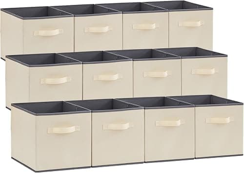 Lifewit Storage Cubes, 11 Inch Organizer Bins, 18L Beige, 12 Packs on Amazon.ae - Price Tracker