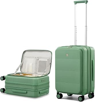 Hanke Hardside Expandable Carry On Luggage, 20 Inch Top Opening Trunk Luggages with Spinner Wheels, All-PC Hard Shell Carry-On Suitcase, Lightweight & TSA Airline Approved (Forest Green, 46L) on Amazon - Best Deal Finder