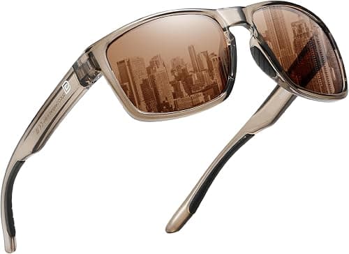 DUCO Polarized Sunglasses for Men and Women Retro Square UV400 Protection Lightweight Frame Driving Sun Glasses DC6288 on Amazon - Best Deal Finder