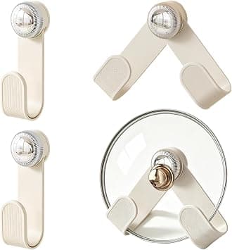Pot Lid Holder Wall Lid Holder Adjustable Holder Pack of 4 on Amazon.ae - Price Tracker