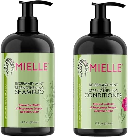 Mielle Rosemary Mint Biotin Infused Hair Growth Products for Stronger and Healthier Hair Shampoo and Conditioner Styling Set 2 Pieces on Amazon.ae - Price Tracker