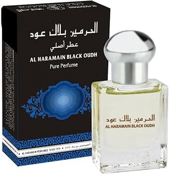 Al Haramain Black Oudh 15ml Non-Alcoholic Perfume Oil | Long Lasting Oriental Woody Fragrance for Men & Women | Roll On Pure Attar with Musk, Amber, Patchouli & Vanilla on Amazon - Best Deal Finder