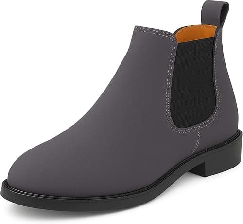 Kraasa Men's Slip On Fashion Chelsea Boots | High Tops, Soft Cushioned Insole, Comfortable Fit, Trendy, Stylish Boots على Amazon.ae - متتبع الأسعار