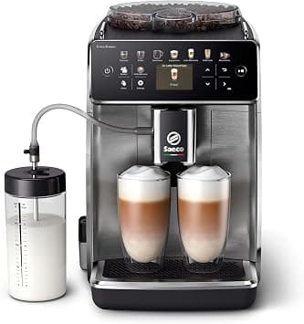 Saeco GranAroma SM6585/00 Fully Automatic Coffee Machine (16 Coffee Specialities, 6 User Profiles, Coloured TFT Display) Stainless Steel on Amazon - Best Deal Finder