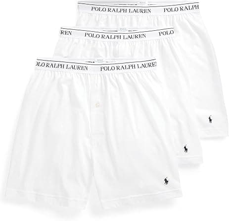 POLO RALPH LAUREN Men's Classic Fit Cotton Knit Boxer Shorts - 3 Pack on Amazon.ae - Price Tracker