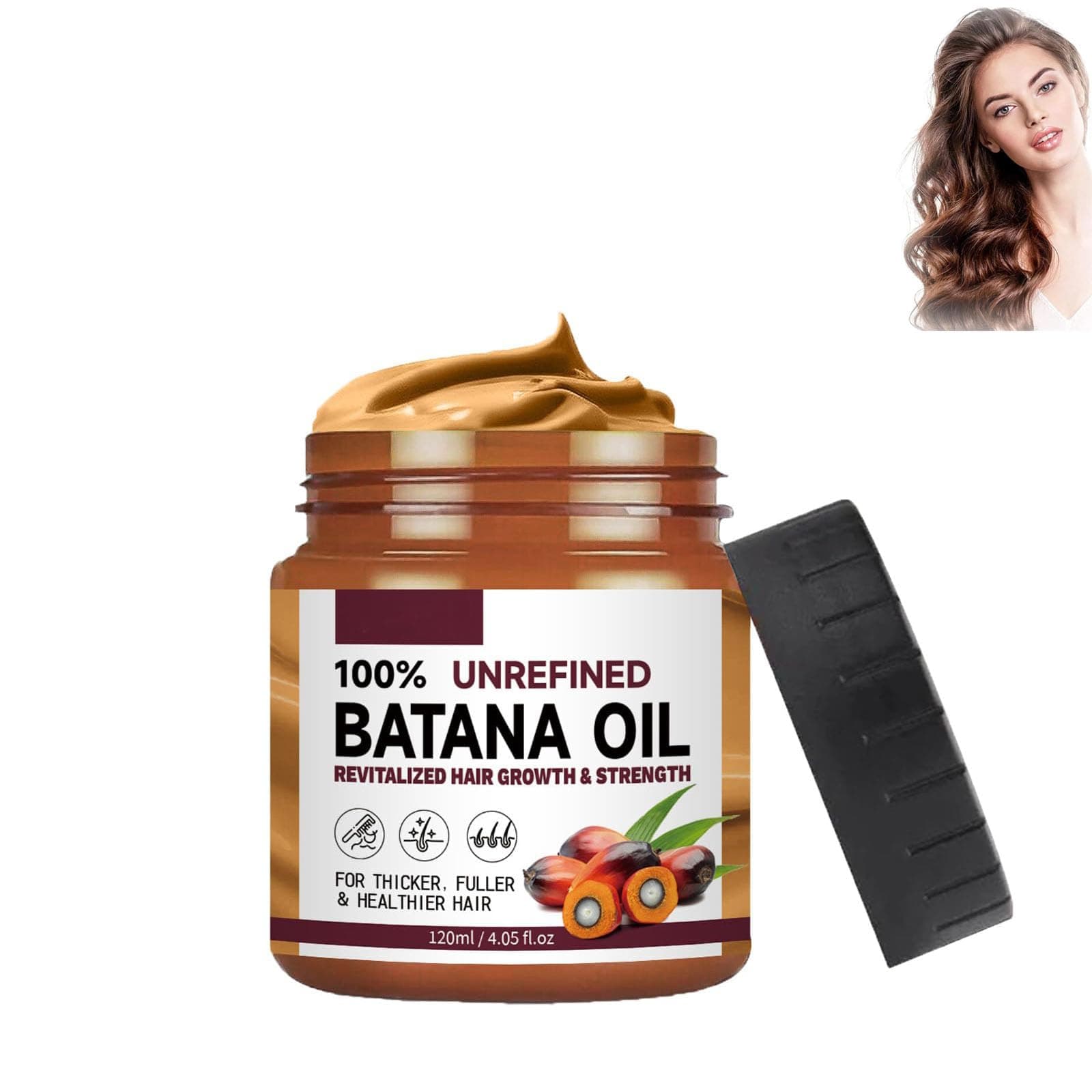 GIONAR Batana Oil for Hair Growth - Organic Hair Mask for Healthier, Thicker, Fuller Hair (1PCS) on Amazon.ae - Price Tracker