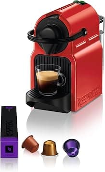 Nespresso Krups Inissia Ruby Red Capsule Coffee Machine - متتبع أسعار Amazon.sa