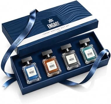Engage Luxury Perfume Gift Pack for Men, Travel Sized, Assorted Pack, 100ml (25ml X 4), Ideal Birthday Gift on Amazon.ae - Price Tracker