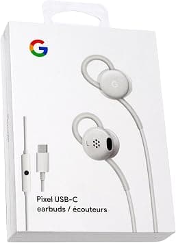 Google Earbuds Wired Headset USB-C, Comfortable Fit, Inline Controls, Compatible with Type-C Phones - White (Retail) على Amazon.ae - متتبع الأسعار