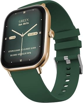 Fire-Boltt Ninja Call Pro Max Bluetooth Calling Smart Watch, 2.01" HD Display, 120+ Sports Modes, Health Suite, AI Voice Assistance, SpO2 & Heart Rate Monitor Smartwatch for Men & Women - Green على Amazon.ae - متتبع الأسعار