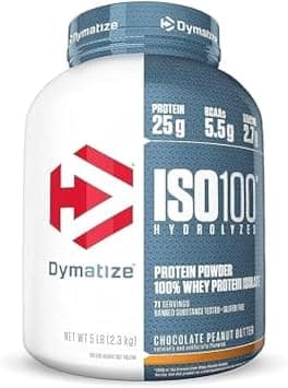 Dymatize iso 100 - chocolate peanut butter - 5 lbs on Amazon - Best Deal Finder