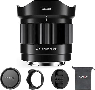 VILTROX FE 20mm f/2.8 Super Wide Angle Autofocus Lens for Sony E-Mount - Compatible with Sony a7, a6, FX30, ZV-E1 Cameras on Amazon.ae - Price Tracker