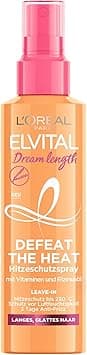 L’Oréal Paris Elvital Heat Protection Spray for Long, Smooth Hair, Leave-In Hair Treatment Against Frizz, Without Rinse, With Vitamins and Castor Oil, Dream Length Defeat The Heat, 1 x 150 ml on Amazon.ae - Price Tracker