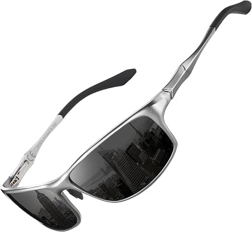 DUCO Polarized Sunglasses for Men 100% UV400 Protection Metal Frame Driving Men's Sun Glasses 8201 on Amazon - Best Deal Finder