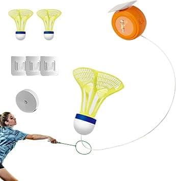 Portable Badminton Trainer, Training Rebound Tool Equipment for Single Player, Study Practice Machine Racket Training Accessories for Garden Park Badminton Court - Amazon.sa Price Tracker
