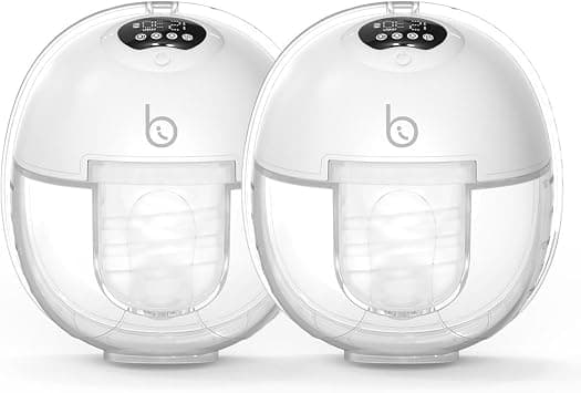 BIRTH Hands Free Double Electric Breast Pump S39, Wearable, Portable & Quiet with Easy & Intuitive Design for On-the-Go feeding, LED Display with 4 Modes &12 Levels of suction, 24MM Flanges (2 Units) on Amazon.ae - Price Tracker
