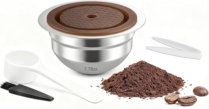 Stainless Steel Reusable Coffee Capsule, 230mL on Amazon.ae - Price Tracker