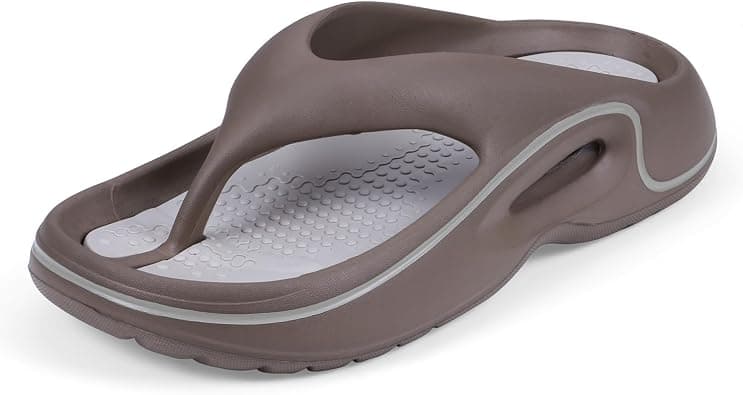 DOCTOR EXTRA SOFT Men's Premium Slippers with Soft Acupressure Foot Massager for Adult | Comfortable & Light Weight| Stylish & Anti-Skid | Casual Waterproof & Everyday Flip Flops for Gents/Boys D-544 على Amazon.ae - متتبع الأسعار