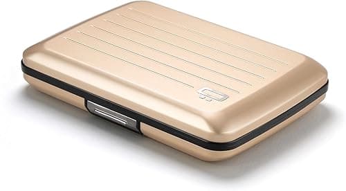Aluminum card holder with metal lock, RFID Protection against fraud and demagnetization, Compact wallet, Smart Case OSLO model on Amazon.ae - Price Tracker