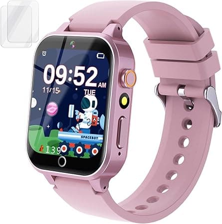 Cosjoype Kids Smart Watch Gift for Girls Age 5-12, 26 Games HD Touch Screen Watches with Video Camera Music Player Pedometer Flashlight 12/24 hr Educational Toys Birthday Gifts for Girls Ages 7 8 9 10 on Amazon.ae - Price Tracker