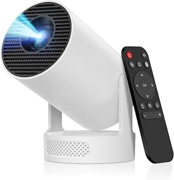 Mini Portable Projector with 4K Support, Bluetooth 5.4 WIFI6, 5watt Sound Base Speaker, 160 ANSI, Android 11, 210° Rotation, Auto Keystone Correction Video Projector HY300 ULTRA on Amazon.sa - Price Tracker