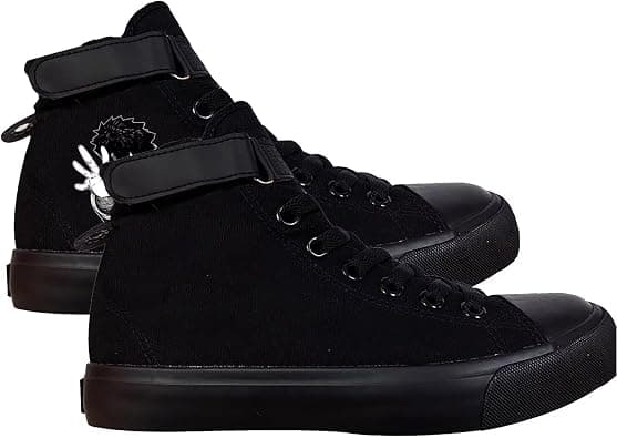 Anime MHA Shoes Unisex Canvas Sneakers High Top Lace ups Bakugou Katsuki Todoroki Shoto Hawks Dabi Shoes on Amazon.ae - Price Tracker