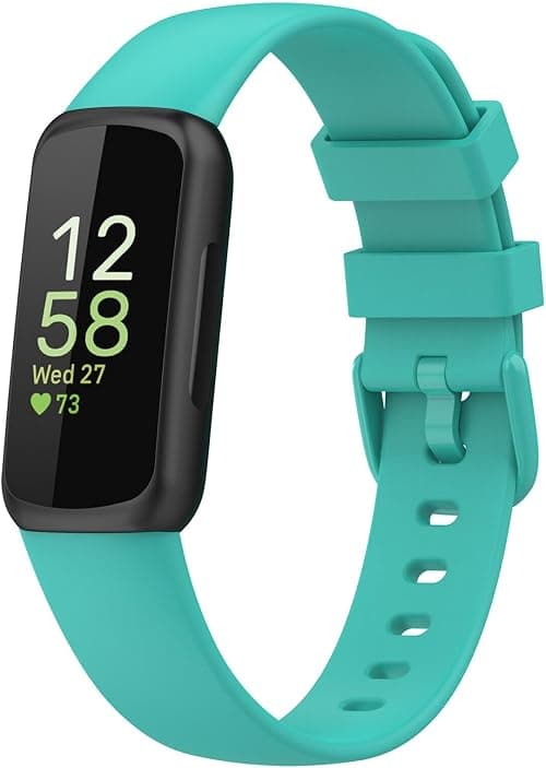for Fitbit Inspire 3 Bands Women Men, Soft Silicone Adjustable Wristband Replacement Sport Straps Compatible with Fitbit Inspire 3 Fitness Tracker على Amazon.ae - متتبع الأسعار