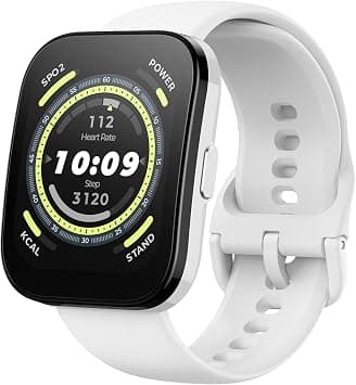 Amazfit Bip 5 Smart Watch with Ultra Large Screen, Bluetooth Calling, Alexa Built-in, GPS Tracking, 10-Day Long Battery Life, Health Fitness Tracker with Heart Rate, Blood Oxygen Monitoring- White on Amazon.sa - Price Tracker
