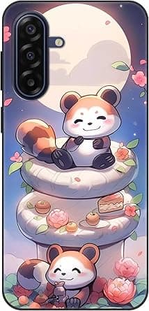 for SAMSUNG GALAXY M17 5G Cute Case,Soft Frosted Matt Black TPU Ultra-Slim Stylish Protective Cover Drop Protection, Non-slip Cute pattern design- Small animals on Amazon.ae - Price Tracker